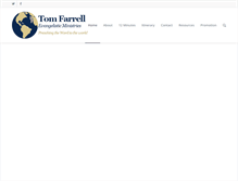 Tablet Screenshot of farrellministries.org